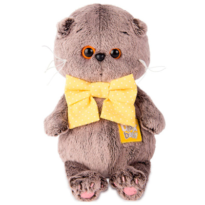 Мягкая игрушка Кот Басик Baby в бантике Budi Basa BB-009 1